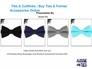 Ties & Cufflinks -Buy Ties & Formal Accessories Online