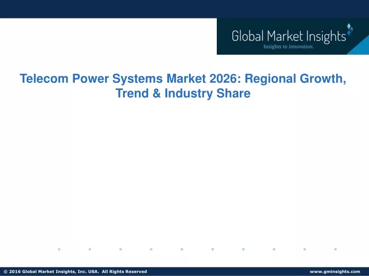 telecom power systems market 2026 regional growth