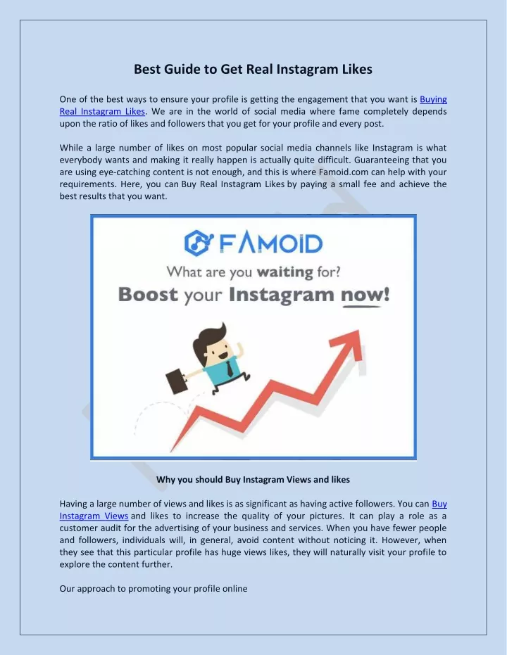 best guide to get real instagram likes