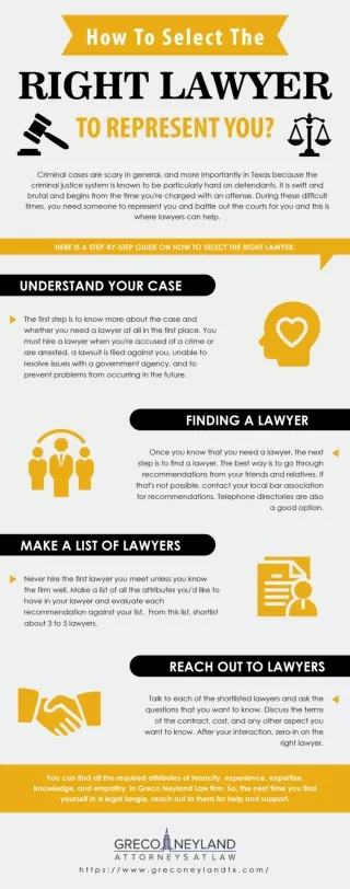 How to Select the Right Lawyer to Represent You?