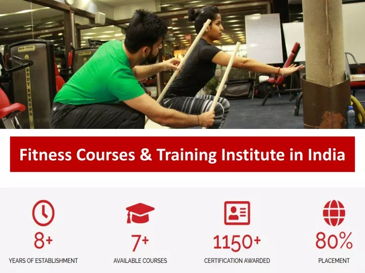fitness courses training institute in india
