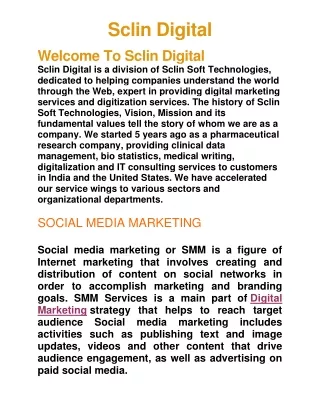 Digital Marketing Agency-Sclin Digital