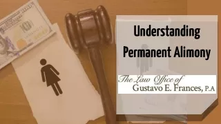 understanding permanent alimony