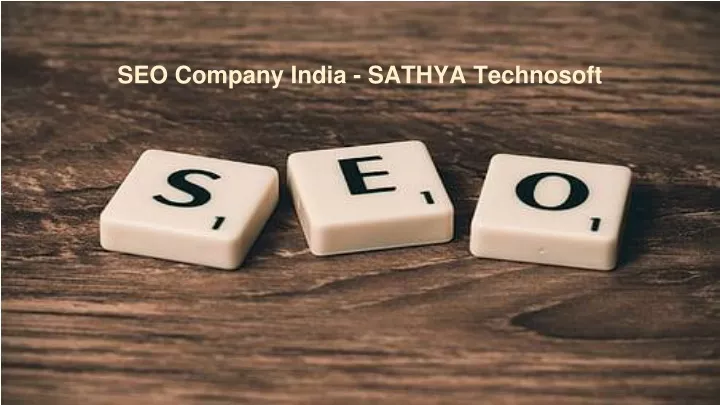 seo company india sathya technosoft