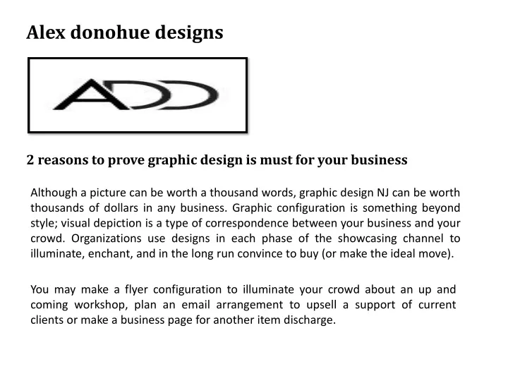 alex donohue designs