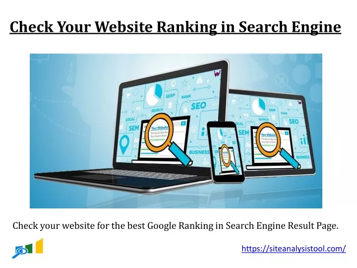 check your website ranking in search engine