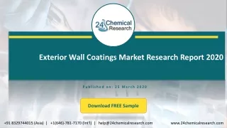 Exterior Wall Coatings Market Research Report 2020