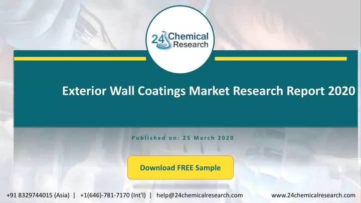 exterior wall coatings market research report 2020