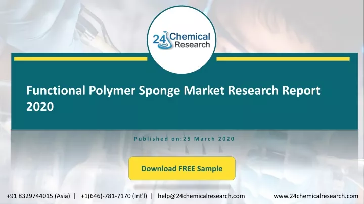 functional polymer sponge market research report