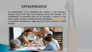 Greg Mends - Qualities of An Entrepreneur