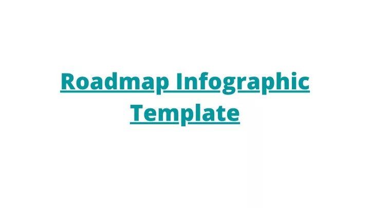 roadmap infographic template