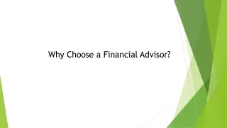 why choose a financial advisor