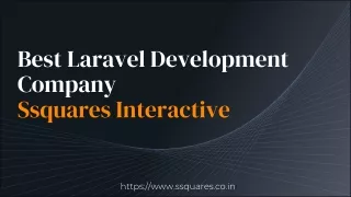 Best Laravel Development Company - Ssquares Interactive