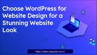Choose WordPress for Website Design for a Stunning Website Look