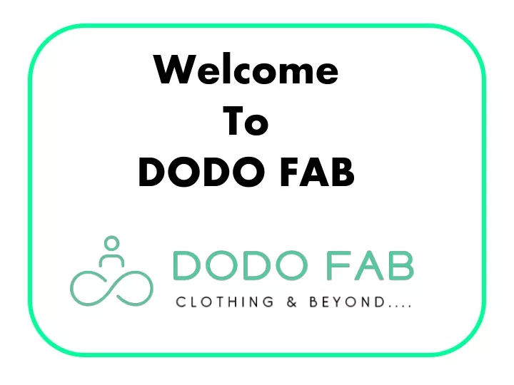 welcome to dodo fab
