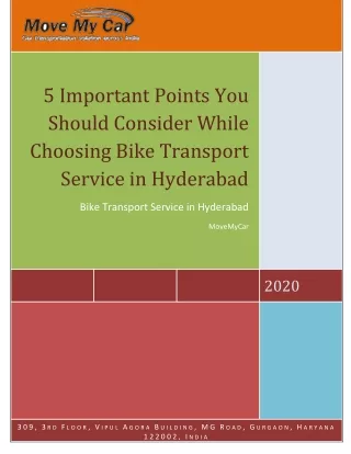 5 important points you should consider while