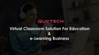 Virtual Classroom Solution for Live Interactive Online Classes