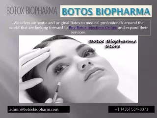 Botos Biopharma Store