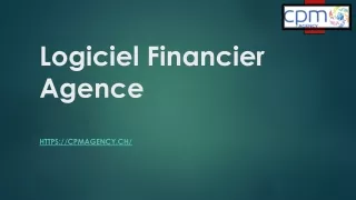 Logiciel Financier Agence - CPM Agency