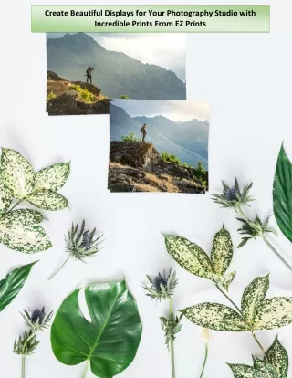 create beautiful displays for your photography