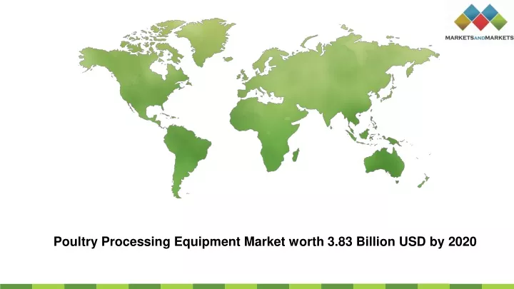 poultry processing equipment market worth
