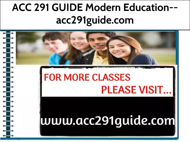 acc 291 guide modern education acc291guide com