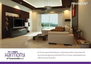 Ready to Move-in Apartments in Thanisandra | Provident Harmony