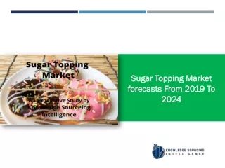 sugar topping market sugar topping market