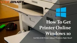 How To Get Printer Online Windows 10