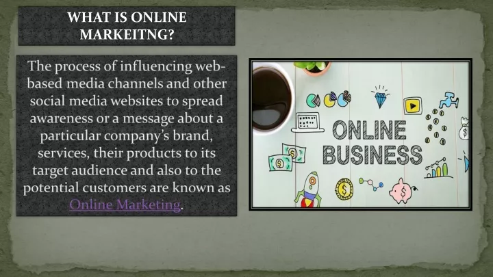 what is online markeitng