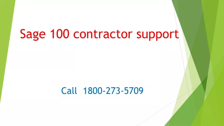 sage 100 contractor support