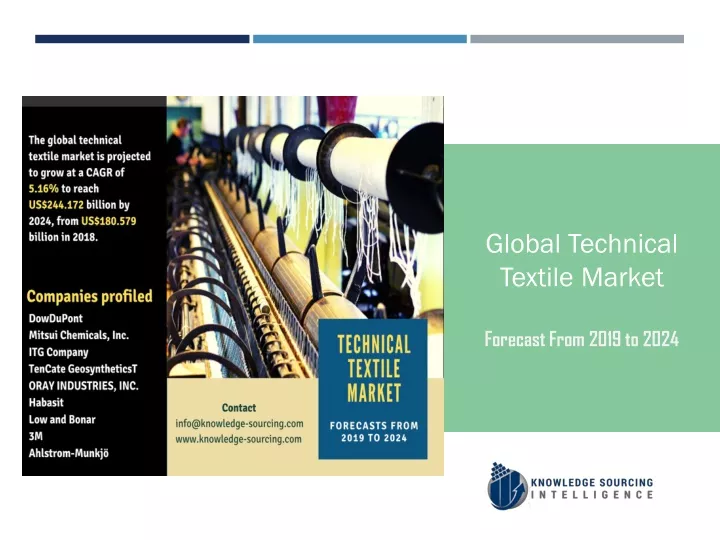 global technical textile market forecast from