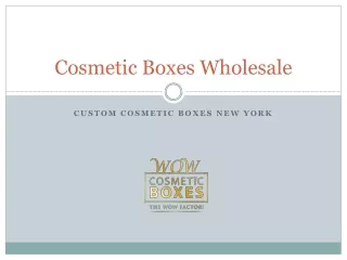 cosmetic boxes wholesale