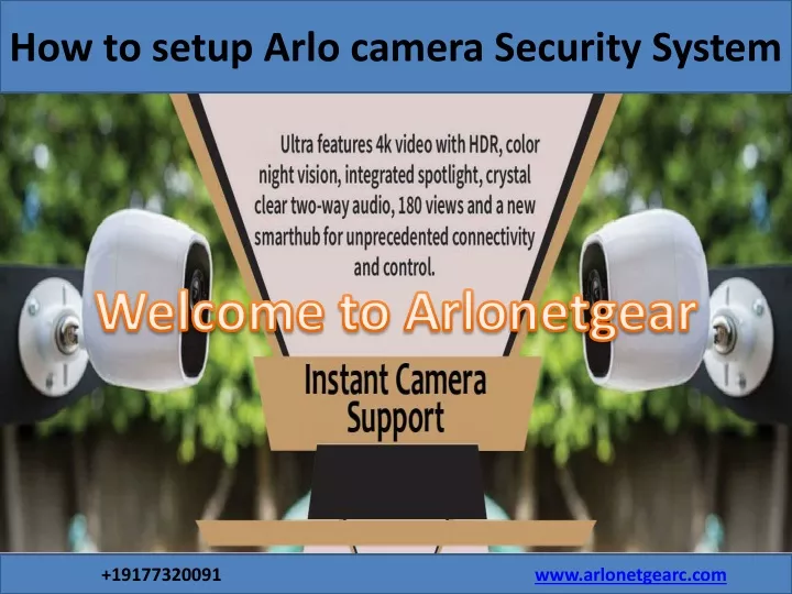 how to setup arlo camera security system