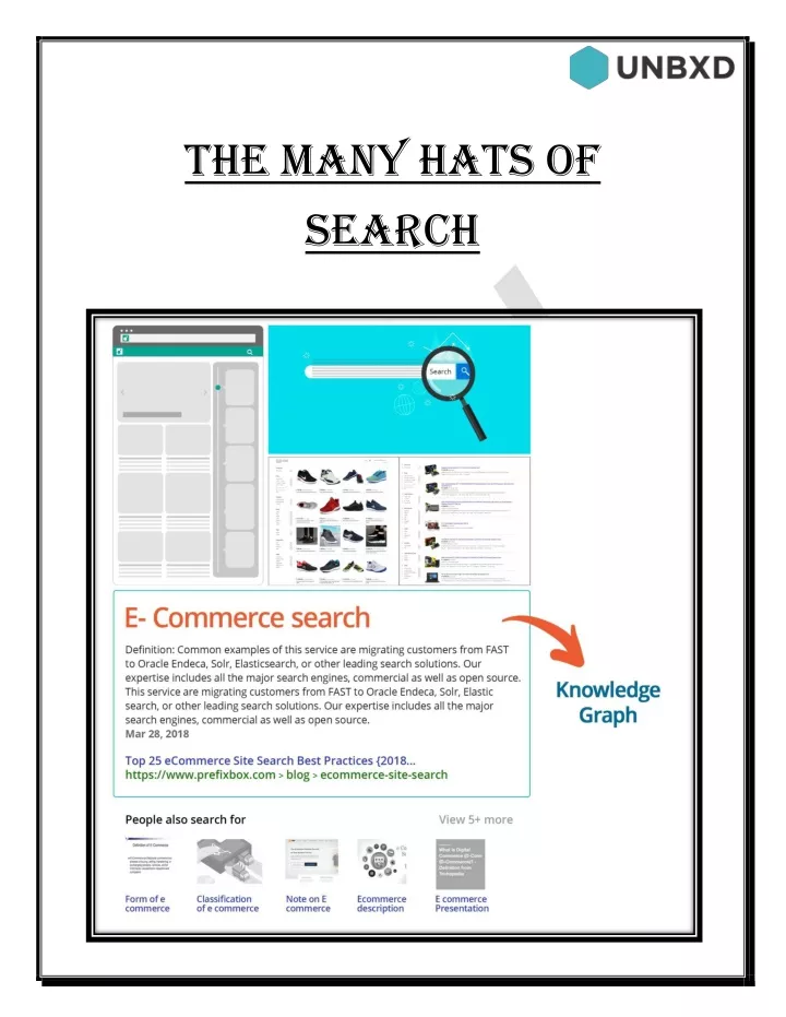 the many hats of search