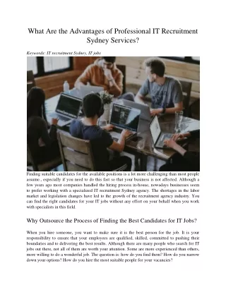 what are the advantages of professional