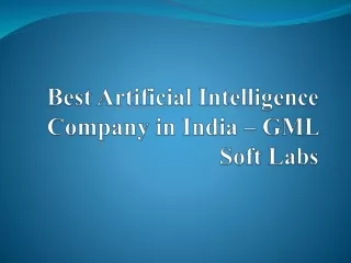 Best product development company in India | Top AI Companies in India