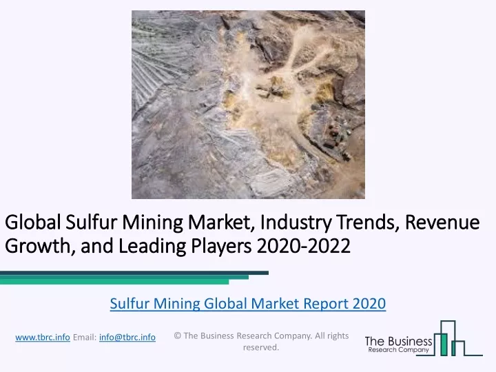 global global sulfur mining sulfur mining market