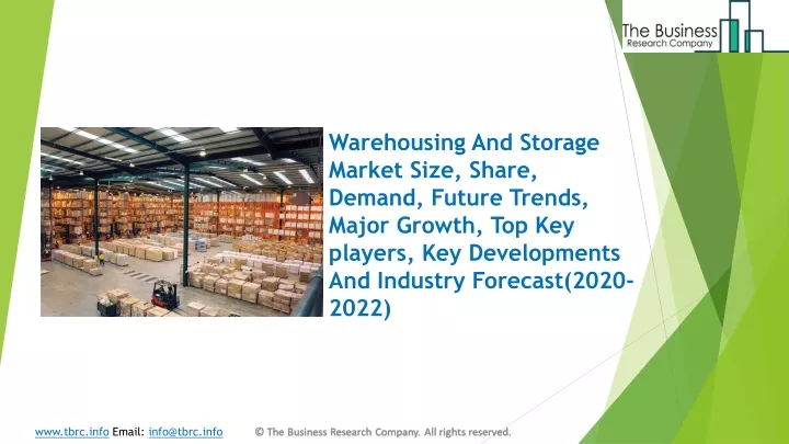 warehousing and storage market size share demand