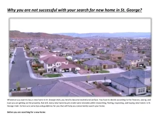 why you are not successful with your search