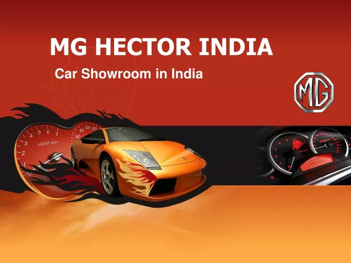 mg hector india