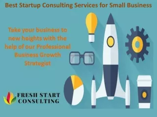 best startup consulting services for small