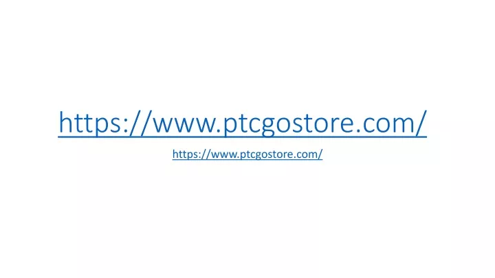 https www ptcgostore com