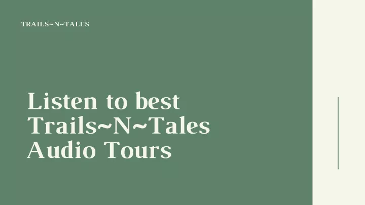 trails n tales