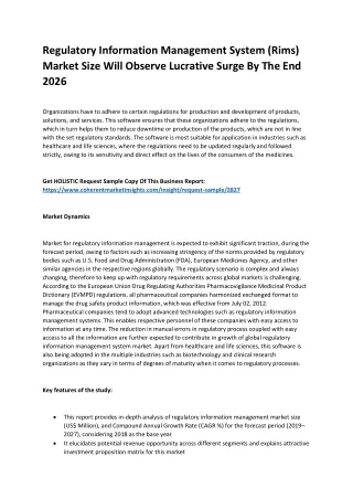 regulatory information management system rims