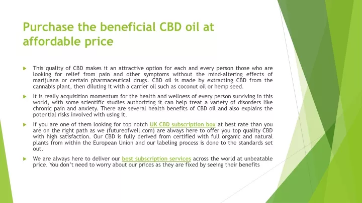 purchase the beneficial cbd oil at affordable