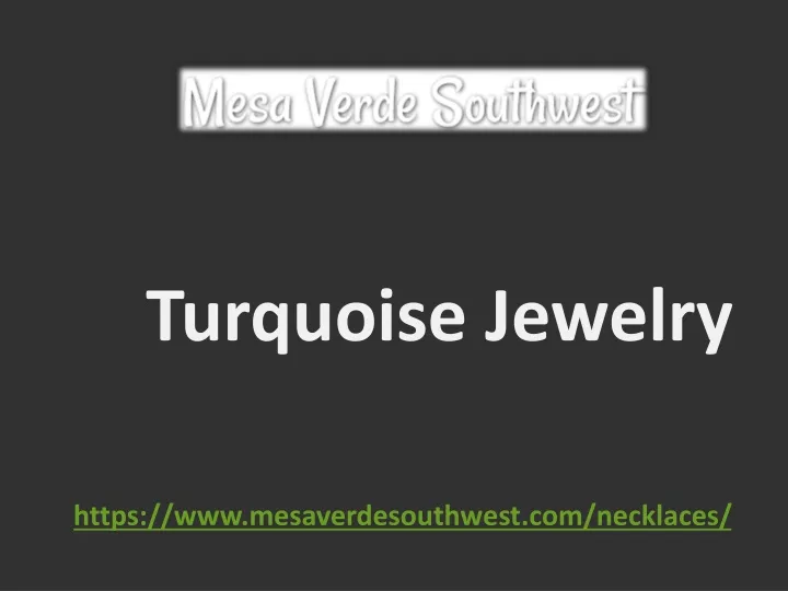 turquoise jewelry