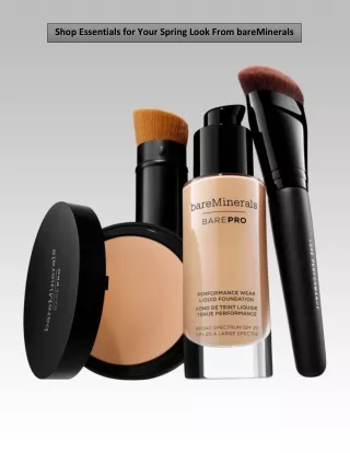 Shop Essentials for Your Spring Look From bareMinerals