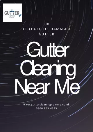 clo g g e d o r d a m a g e d g u t t e r