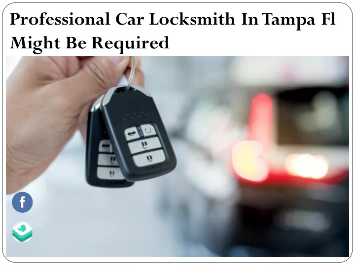 professional car locksmith in tampa fl might